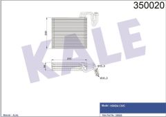 Kale 350020 Evaporatör Cıvıc