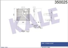 Kale 350025 Evaporatör Accent