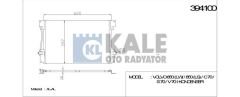 Kale 394100 Klima Radyatörü S70 V70 I C70 850 Lw Ls 620X400X16