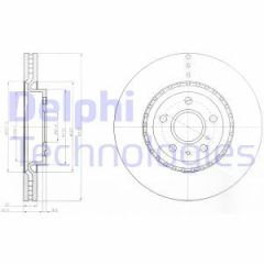 Delphi Bg9068 Fren Diski Teklı Paket Opel Insıgnıa Saab 9-5 07/08