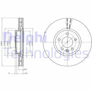 Delphi Bg9106 Fren Diski Teklı Paket Vw Caravelle Multıvan Transp
