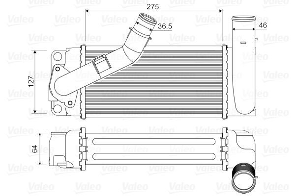 VALEO 818351 TURBO RADYATÖRÜ TOYOTA AURIS TURBO RADYATÖRÜ BİNEK