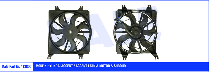 Kale 413800 Fan Motoru Davlumbazlı Accent Accent I 120W-312Mm