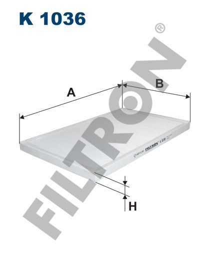 Filtron K1036 Kabin Filtresi Audı A6 (4A/C4) 2.0 101Hp 06/94-02/9