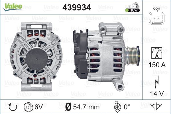 Valeo 439934 Alternatör Cıtroen C4-Peugeot 308 1.6 L Alternatör B