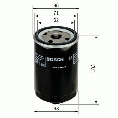 Bosch 451203087 Yağ Filtresi Transporter T4 90-03 Lt28-35 82-96 2