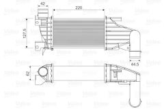 VALEO 818555 TURBO RADYATÖRÜ ASTRA