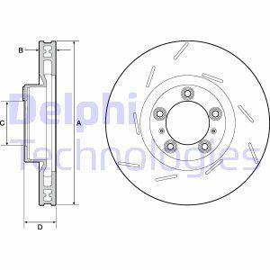 Delphi Bg9128C Ön Fren Aynası Teklı Paket Boyalı Sol Porsche Pana