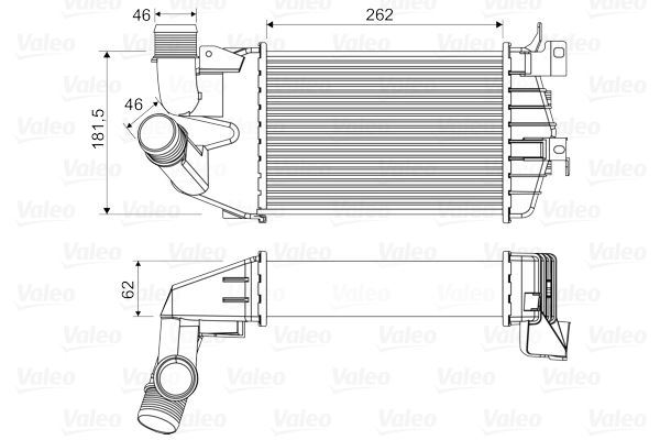 VALEO 818556 TURBO RADYATÖRÜ ASTRA-ZAFIRA