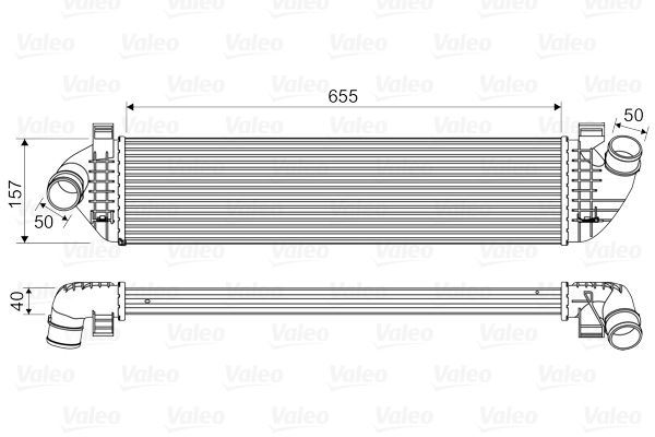 VALEO 818571 TURBO RADYATÖRÜ VOLVO C30-S40-C70