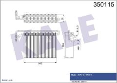 Kale 350115 Evaporatör 3×3