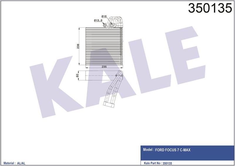 Kale 350135 Evaporatör Focusc-Max