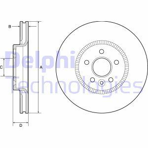 Delphi Bg9184C Fren Aynası Ön Teklı Paket Mondeo V Turnıer 1.0/1.