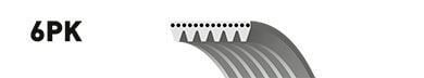 Gates 6Pk1003 Kanallı Kayış Beetle 1.2Tsı 16V 1.4Tsı Caddy Iv 1.2