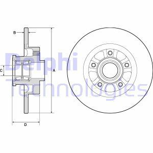 Delphi Bg9190Rsc Fren Diski Tekli Paket Boyalı Talento.Renaulttra