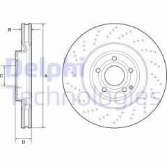 Delphi Bg9192C Fren Diski (5D 344Mm) C218 11-17