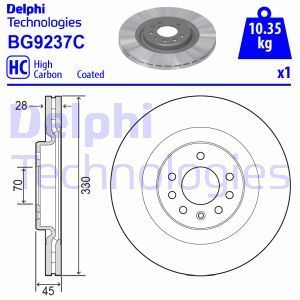 Delphi Bg9237C Fren Aynası Ön Teklı Paket Opel Corsa E 15--