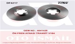 Trw Df4217 Fren Diski Ön Transıt V184  Arkadan Çekıslı Havalı 293