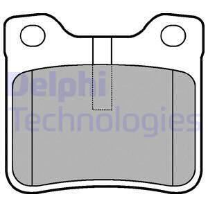 Delphi Lp991 Fren Balatası Arka Peugeot 406. 607 96