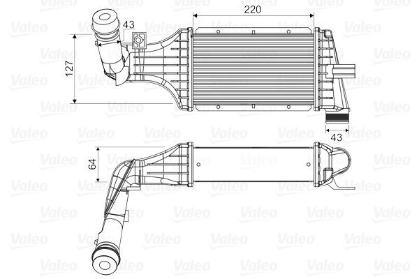 VALEO 818660 TURBO RADYATÖRÜ ASTRA-ZAFIRA