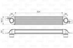 VALEO 818661 TURBO RADYATÖRÜ MERIVA