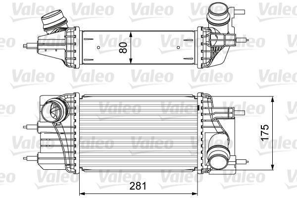 VALEO 818666 TURBO RADYATÖRÜ NISSAN JUKE-NV200-PULSAR