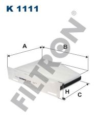 Filtron K1111 Polen Filtresi Caddy Iıı-Jetta Iıı-Passat-Touran-Go