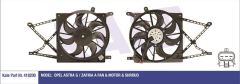 Kale 418200 Fan Motoru Radyatör Astra G 1998 Sonrası Zafıra A 1999 Sonrası Davlumba