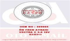 Trw Df4265S Fren Diski Ön Vectra C 2002 Sonrası Sıgnum 2002 Sonrası / 9-3 2002 Sonrası Haval