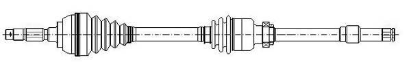 Gkn 304496 Aks Sağ Komple Bmw E53×5 3.0 4.4 4.6 4.8 00-