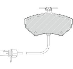 Ferodo Fdb1451 Fren Balatası Ön Fişli Passat B5 2000 Sonrası / A4 2000 Sonrası / Ex