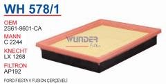 WUNDER WH578/1 HAVA FİLTRESİ - FİESTA V -02 , FUSİON /FUSİON PLUS