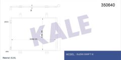 Kale 350640 Klima Radyatörü  2010 Sonrası Swıft 1.2 1.3Ddis
