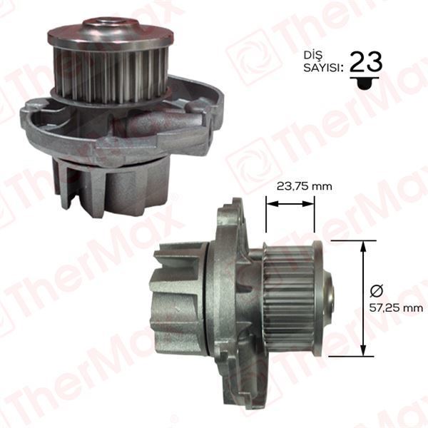 Thermax T01.189 Thermax Devirdaim Doblo Doblo Cargo 1.4 05-Grande