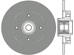 Valeo 197307 Fren Diski Arka 307 2000 Sonrası / C4 2004 Sonrası Düz 249Mm