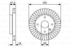 Bosch 0986479A54 Fren Diski