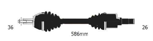Gkn 304757 Aks Komple Mekanık Sol Golf V Jetta A3 1.6 Ben