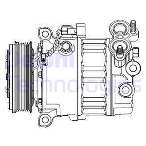 Delphi Cs20512 Kompresör Ford C-Max-Focus-Galaxy-Grand C-Max-S-Ma