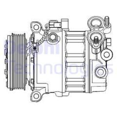 Delphi Cs20512 Kompresör Ford C-Max-Focus-Galaxy-Grand C-Max-S-Ma