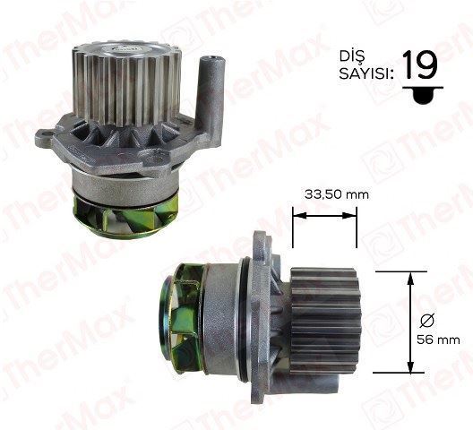 Thermax T01.204 Thermax Devirdaim Passat A4 A6 Golf V -Superb 2.0