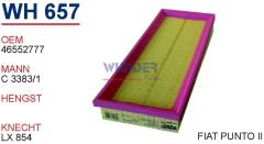 WUNDER WH657 HAVA FİLTRESİ - FİAT PUNTO II