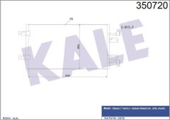 Kale 350720 Klima Kondenseri Trafıc Iı 2.0-2.5 Dci Vivaro 2.0-2.5