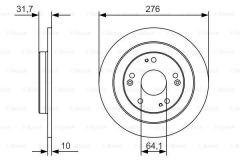 Bosch 0986479A92 Disk Ayna Arka Cıvıc  2012 Sonrası Bm