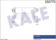 Kale 350770 İntercooler Al/Pl/Brzx3
