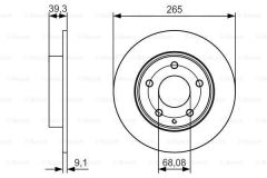 Bosch 0986479C26 Fren Diski