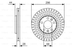 Bosch 0986479D30 Fren Diski Ön Trafıc Iıı  2014 Sonrası / Vıvaro B  2014 Sonrası Hava