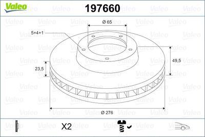 Fren Diski (Ön) (X2) Volkswagen Golf Vıı 12-; Audı A3 13-16; Seat
