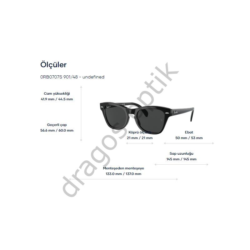 RAYBAN RB0707S 901/48 50 GÜNEŞ GÖZLÜĞÜ