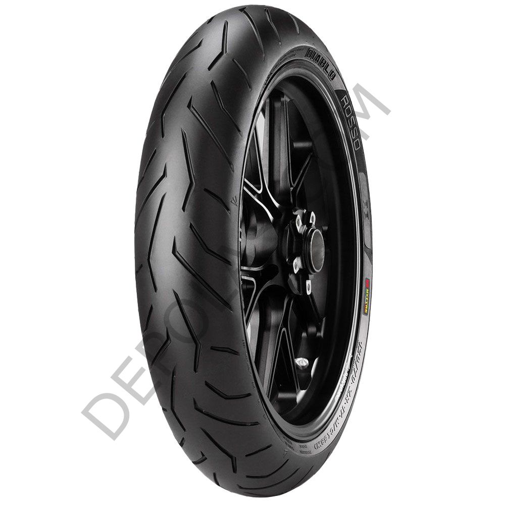 Pirelli Diablo Rosso II 120/60R17 55H Ön Motosiklet Lastiği