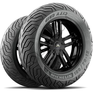 Michelin City Grip 2 Ön 100/80-10 53L Arka 120/70-10 54L Takım Motosiklet Lastikleri